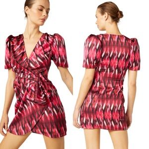 REVOLVE Red and Black Mini Dress